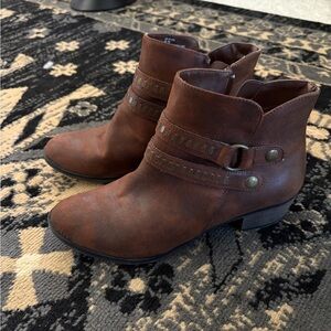 A.N.A Brown Ankle Boots